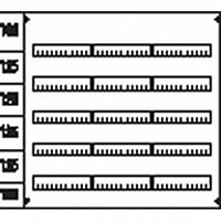 Пластрон с прорезями 3ряда/5 реек |  код. AS 35 |  ABB
